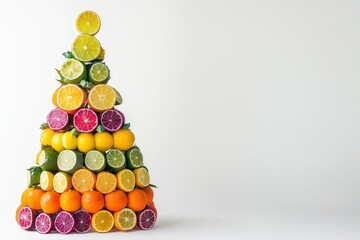 citrus themed christmas tree