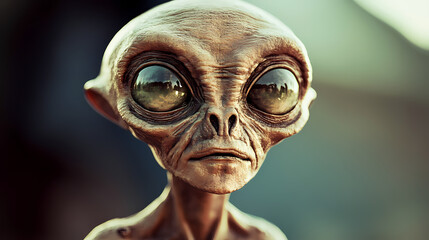 3d rendered illustration of a humanoid alien. Alien. Illustration