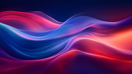 Obraz premium Abstract Colorful Waves Flowing Dynamically