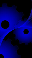 Abstract Streams of Radiant Smoke Weaving Intricate Patterns