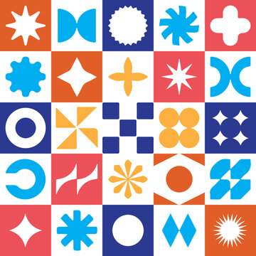 Colorfull Geometric Patterns.