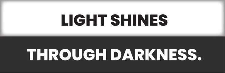 White And Black Split Design