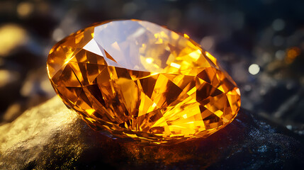 Realistic close up of yellow sapphire texture with , sapphire, gemstone, yellow, close up, texture, realistic, shiny, bright. Cerulean. Illustration