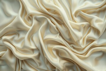 Obraz premium Light Beige fabric texture or background. Beige cloth. Fabric surface for designs.