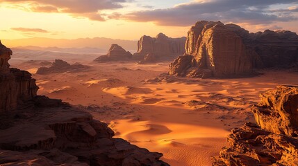 Fototapeta premium Fantasy wadi ram desert 