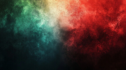 Obraz premium Wallpaper of gradient with deep red and deep green dark color background