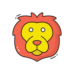 Lion vector icon