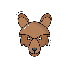 Wolf vector icon