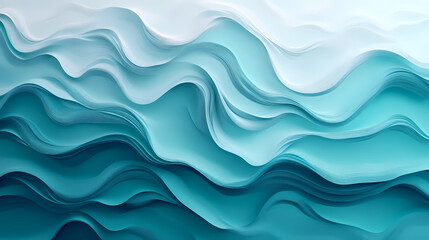 Abstract soft teal and sky blue gradient texture background. Cerulean. Illustration
