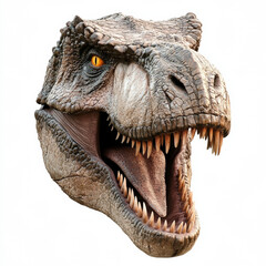 Obraz premium T-rex head white background 