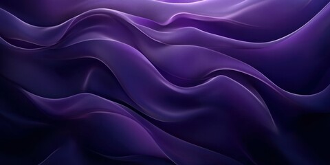 Fototapeta premium Deep purple and navy blue gradient with glowing edges mysterious and sleek design