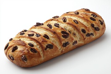 Freshly Baked Pecan Raisin Bread Loaf