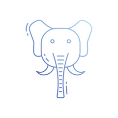Elephant vector icon