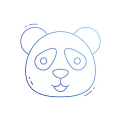 Panda vector icon