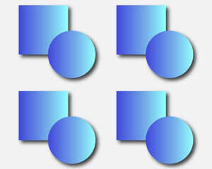 Artwork Of A Set Of Banners With Bubbles. For Background, Wall Art, And Wallpaper.