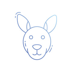Kangaroo vector icon