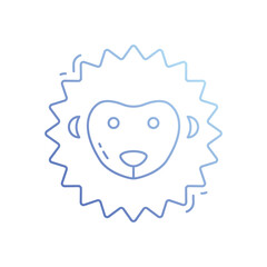 Hedgehog vector icon