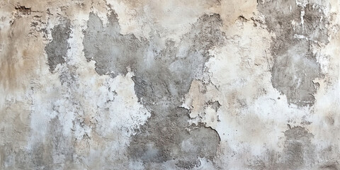 Obraz premium Shabby plastered white wall texture