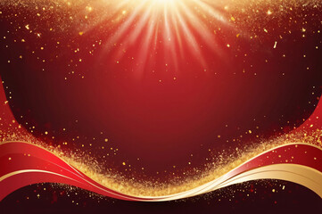 Abstract Red Background