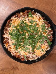 Taco skillet in casti iron