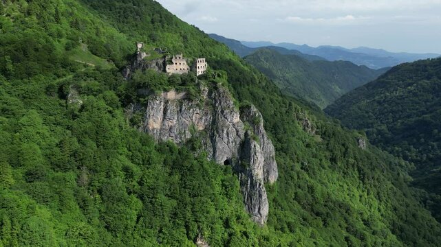 Located in Trabzon, Turkey, the Kustul Monastery was built in 752.
