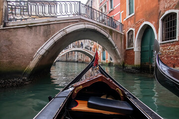 Gondola views from Venice