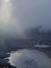 fog over the mountain