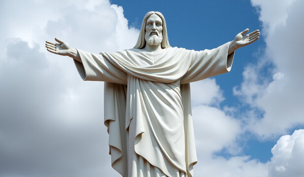 cristo blanco white christ statue cusco peru south america
