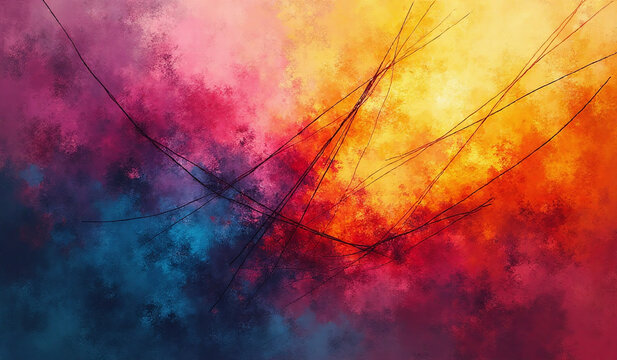 vibrant colors abstract background intersecting lines used christian inspired art design