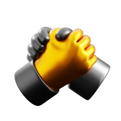 PNG 3D partner icon isolated on a white background