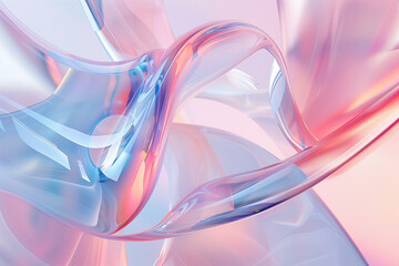 Naklejka premium abstract colorful wave background. violet and pink geometrical background. smooth, silky, curve texture. close up wavy pattern. AI Generated