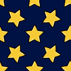 cute stars repetitve seamless chrismass pattern, paperwrap star pattern, 
