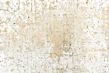 Dirty white paint concrete wall texture background. Old rough and grunge texture wall. Texture of cement wall.
