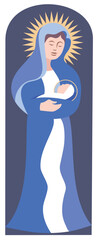 Mary and Baby Jesus Nativity