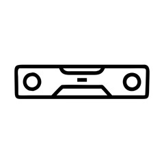 Level tool icon for precise construction tasks