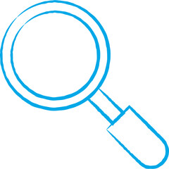 Search icon single vector illustration