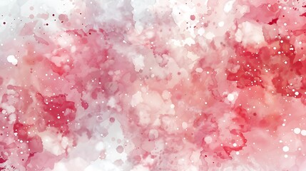 Fototapeta premium Abstract Watercolor Background with Pink and White Splashes