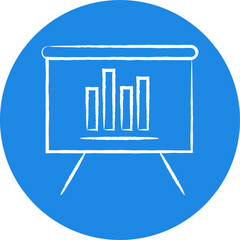 Analytics single illustration vector icon