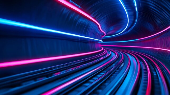 A network of hyperloop tunnels that connects major cities for swift delivery.