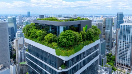 An environmentally friendly building constructed with sustainable materials and energy-efficient systems to reduce its ecological footprint and enhance living conditions.