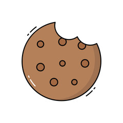 Cookie vector icon