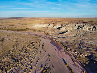 High Desert Petrified Forest Wash Arizona