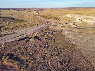 High Desert Petrified Forest Wash Arizona