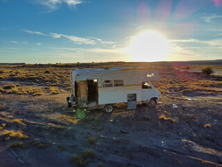 Abandoned Desert Camper