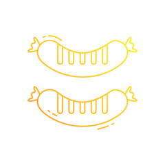 Sausages vector icon