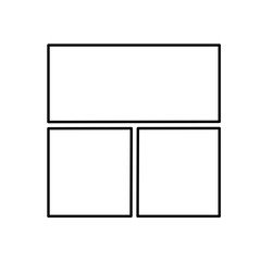 manga comic panel icon