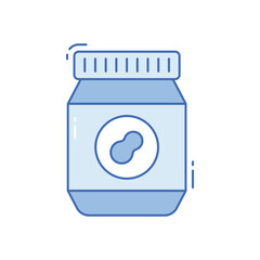 Peanut butter  vector icon