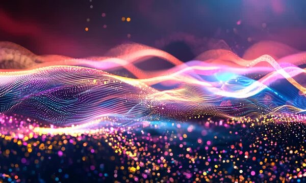 Abstract background that represents the limitless possibilities and horizons of IT technology in the future, pushing the boundaries of innovation