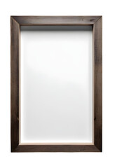 Fototapeta premium Wooden frame isolated on transparent background
