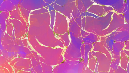 Pink purple golden luxury abstract background